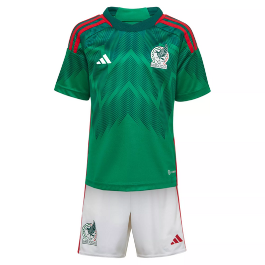 Mexico Home World Cup Kit 2022/23 Green Kids