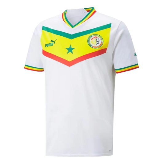 Senegal Home World Cup Jersey 2022/23 White Men's