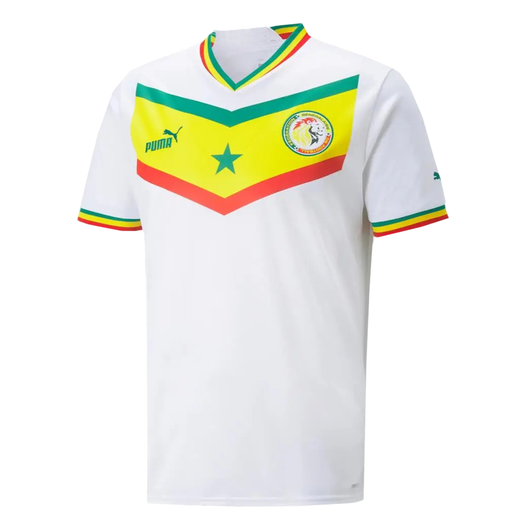 Senegal Home World Cup Jersey Player's Version 2022/23 White Men's