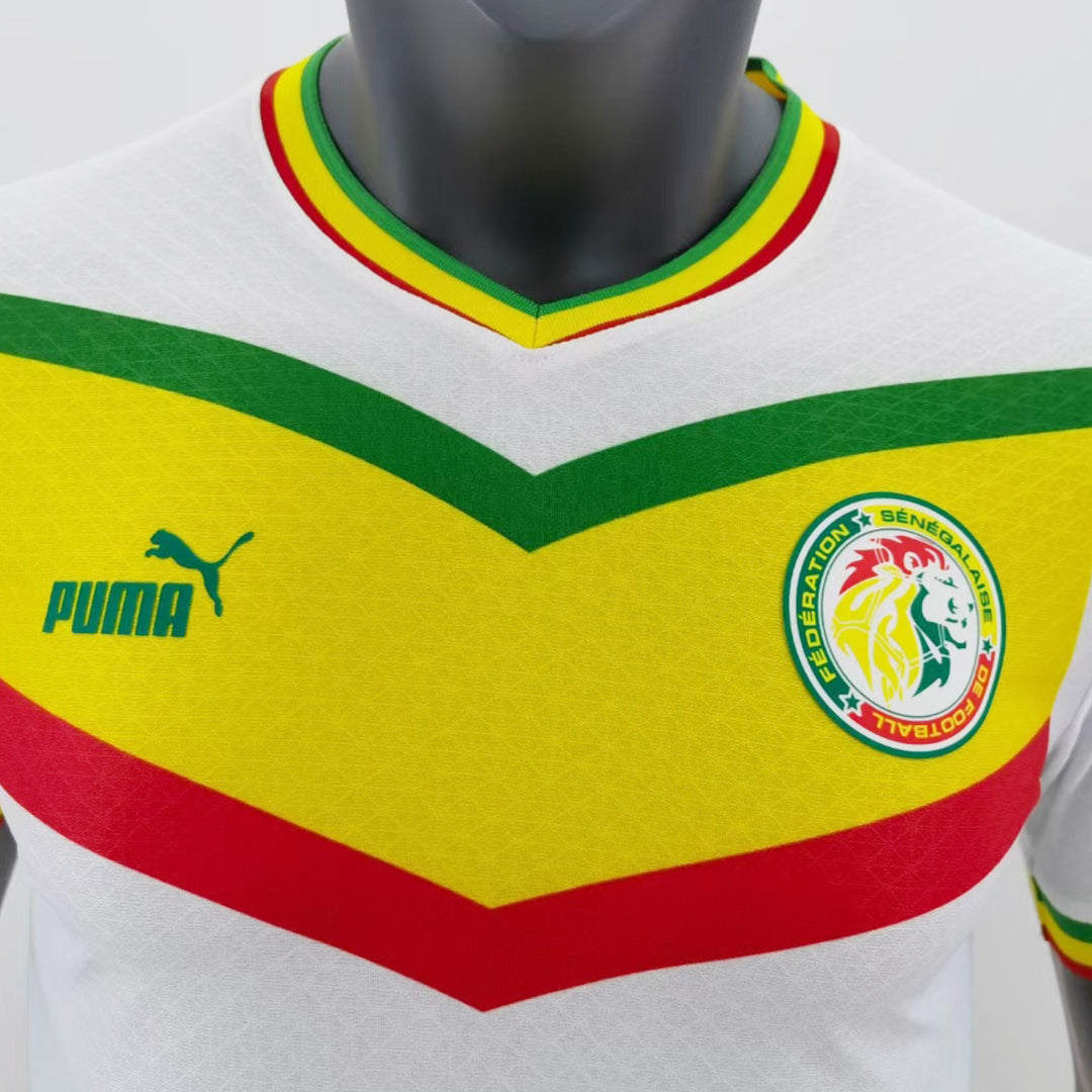 Senegal Home World Cup Jersey Player's Version 2022/23 White Men's