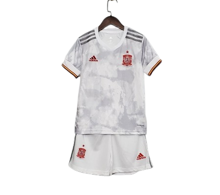 Spain Away Kit 2020/21 White Kids