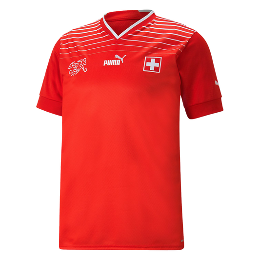 Switzerland Home World Cup Jersey 2022/23 Red Men's
