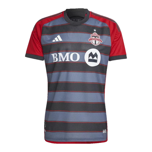 Toronto FC Home Jersey Player's Version 2023 Gray & Red Men's